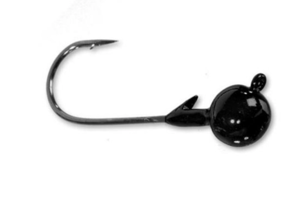 Strike King SK Tour Grade Jig Head 1/4 oz Black - Pack of 3
