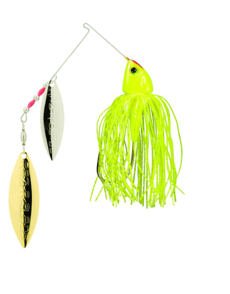Strike King SK Burner Spinnerbait 3/8 oz with Chrome Finish - Part Number BURN38-201SG