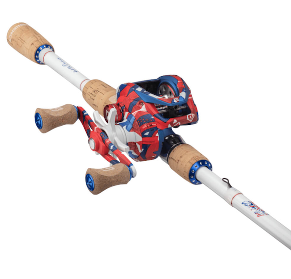 Anything Possible 7' Krazy Americana Baitcast Combo - Versatile Fishing Rod and Reel Set