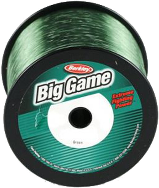 Berkley Berk Big Game 1/4 Pound Green Fishing Line, 25 Pound Test, 595 Yards - Part Number BGQS25C-22