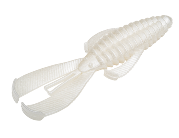 Strike King SK Rage Bug 3.38-inch Pearl Soft Plastic Lures - 8 Pack