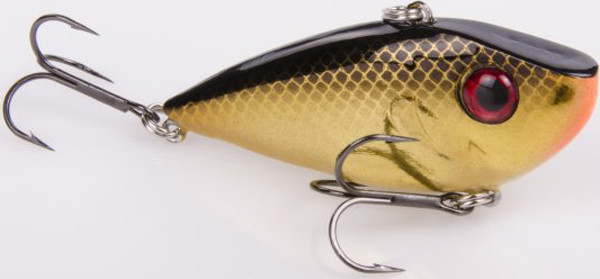 Strike King SK Red Eye Shad 1/2 oz Gold Black Fishing Lure - REYESD12-406