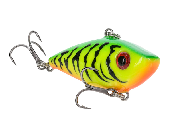 Strike King SK Bitsy Shad Fire Tiger – Small Profile Soft Plastic Bait for Freshwater and Saltwater Fishing