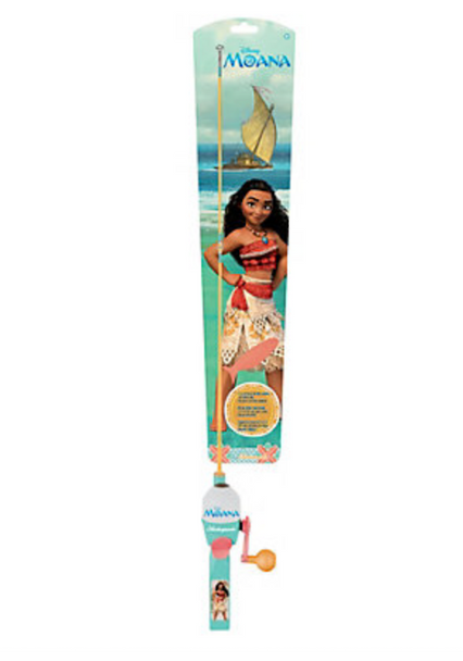 Shakespeare SKP Moana Kit 2'6" Combo – Complete Fishing Set for Kids and Beginners