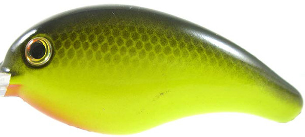 Strike King SK Bitsy Mino 1/8 oz Black and Chartreuse Fishing Lure, Part Number HCBPM-535