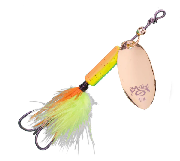 Strike King SK Bitsy Spinner 1/8 Oz Bleeding Fire Tiger