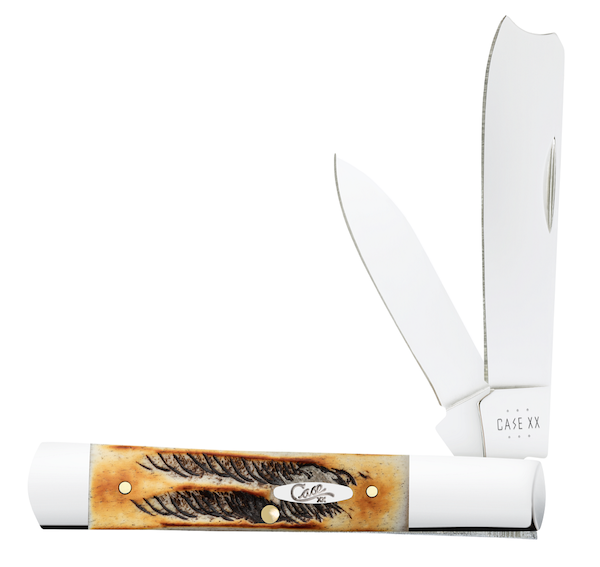 Case Cutlery 65338 Razor 3 7/8-Inch 2-Blade with 6.5-Inch Bonestag