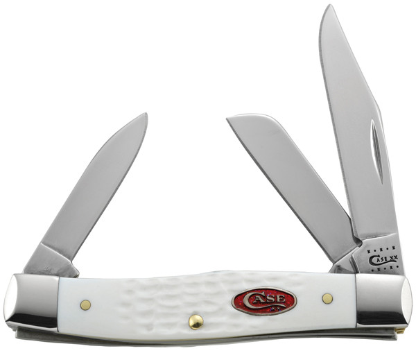 CASE Cutlery Med Stockman 3-Blade Pocket Knife, 3 3/8 inch Blade, Model 60184