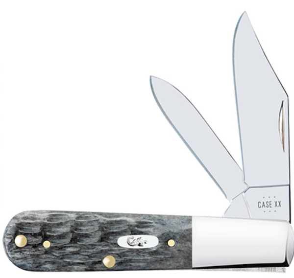 Case Cutlery Crandall Barlow Pocket Knife with 3 3/8-Inch Blade in Worn Gray Bone Finish (Part Number 58423)