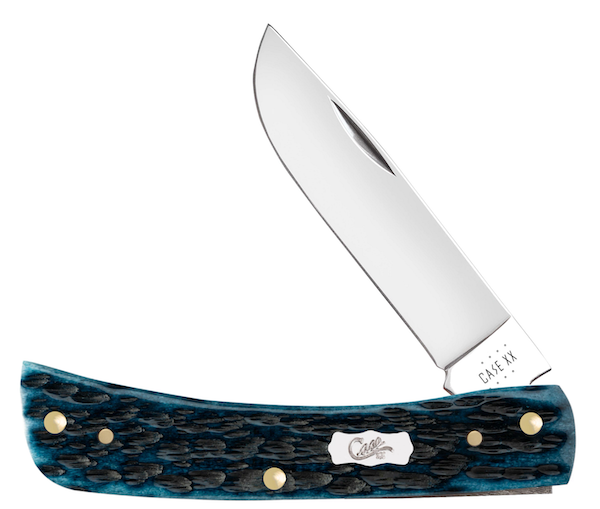 Case Cutlery Sod BSTR Jr 1BL 3-5/8-inch Mediterranean Blue Paring Knife (Part #51854)
