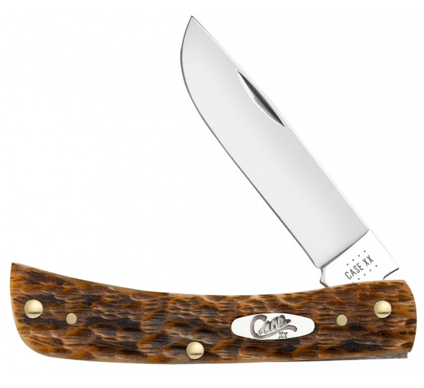 Case Cutlery SodBstr Jr 1-Blade Pocket Knife with Amber Bone Handle - Part No. 30092