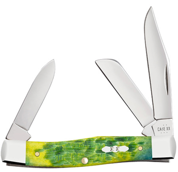 CASE Cutlery M StkMN 3.375-inch Green Apple Pattern Pocket Knife
