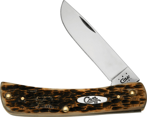 Case Cutlery Sod Buster Jr. Pocket Knife with Bone Handle, Part Number 00245