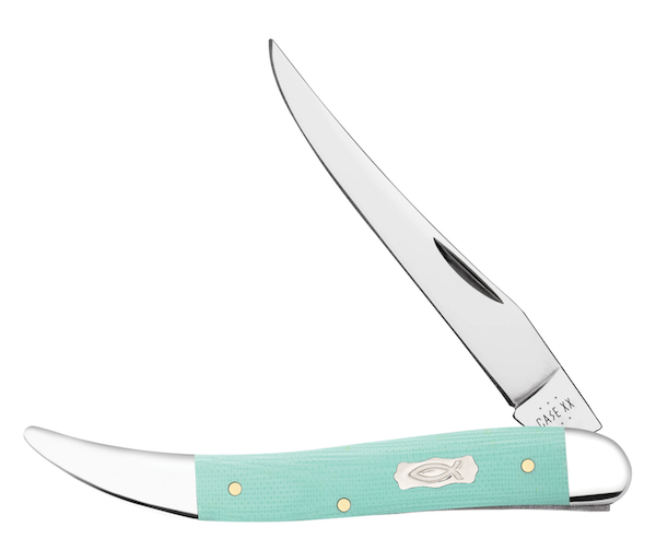 Case Cutlery Model 18105 Seafoam Green Takedown Pocket Knife with G-10 Handle