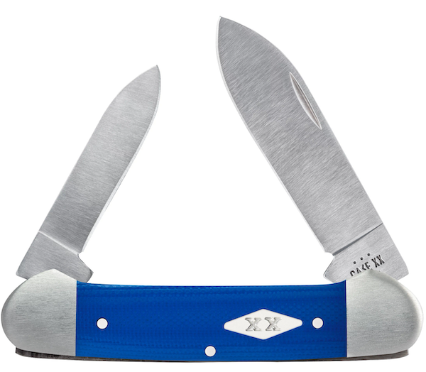 Case Cutlery Canoe 3.5-Inch Blue G-10 Pocket Knife (Part C16753)
