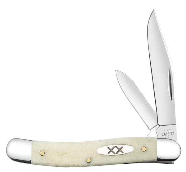 Case Cutlery Texas Jack 3 3/8-inch Pocket Knife with Natural Bone Handle - Part #13315