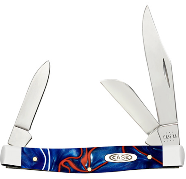 CASE Cutlery Model 11223 3-Blade Patriotic Pocket Knife with 3.5-Inch Blade