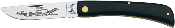 Case Cutlery Sodbuster 1BLD 4 5/8-inch Black Pocket Knife, Part Number 00092