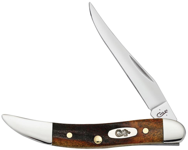 CASE Cutlery Small TXS TPK 1-Blade 3-Inch Red Stag Pocket Knife - Part #08469
