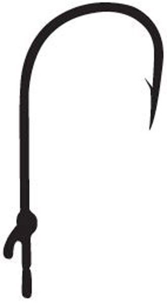 Mustad MUS G34133NPBN4/0 Group Pin MX Soft Plastic 3X Black Nickel