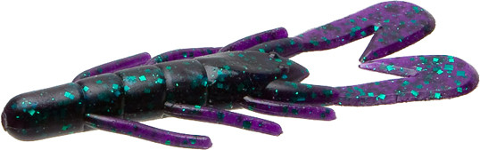 Zoom Bait U-Vib Speed Craw 12B Junebug - Versatile Soft Plastic Crawfish Lure