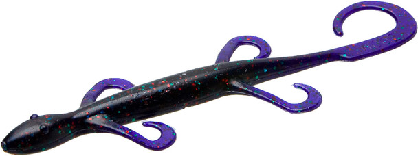 Zoom Bait 8-Inch Mag Lizard in June Bug Red – Versatile Soft Plastic Lure for Freshwater Fishing