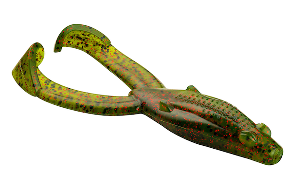 YUM Tip Toad Watermelon Red Flake - Innovative Tackle for Freshwater Fishing