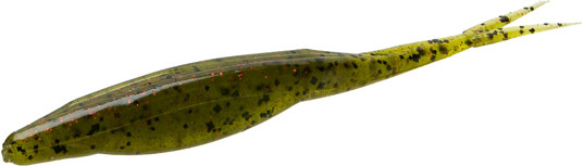 Zoom Bait ZOOM SUPER FLUKE 10BG WTRMLN RED – 5-inch Soft Plastic Lure for Bass Fishing