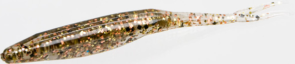 Zoom Bait Super Fluke 10BG Golden Bream - Versatile Soft Plastic Lure for Freshwater and Saltwater Fishing