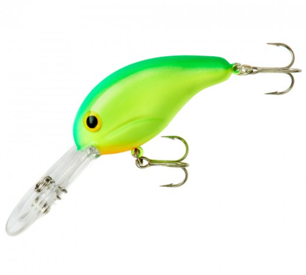 BANDIT LURES BANDIT DR 3/8 inch 2-inch Chartreuse Green Back