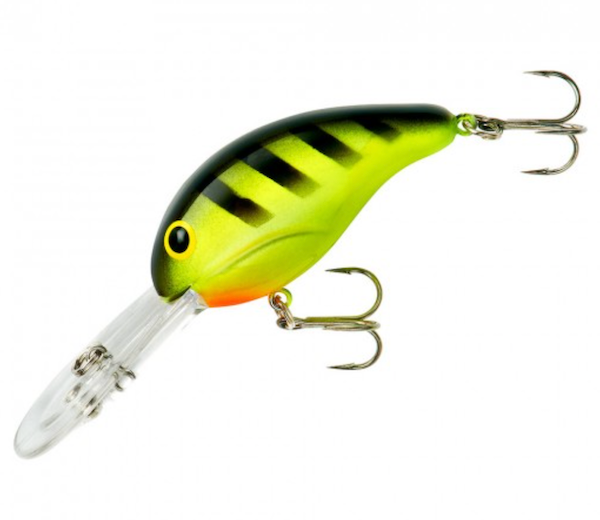 BANDIT Lures Bandit DR 3/8 Inch 2-Inch Chartreuse/Black Stripe