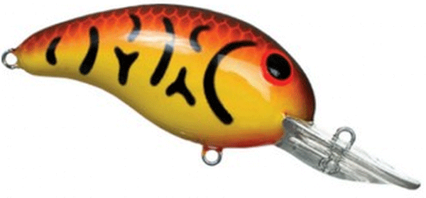 BANDIT Lures Bandit DR 1/4" Spring Crankbait in Yellow (Part Number: BDT226)