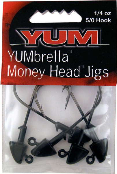 YUM Umbrella Money Jighead 1/4 oz – 5 Pack