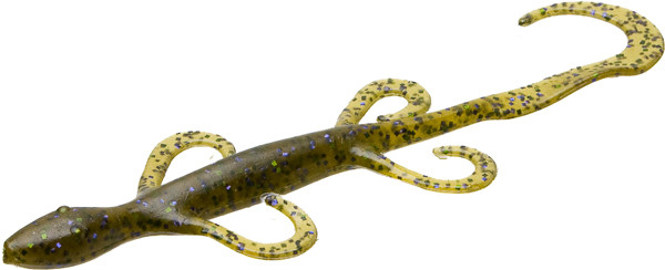 Zoom Bait 002-120 6-Inch Lizard Soft Plastic Bait in Candy Watermelon