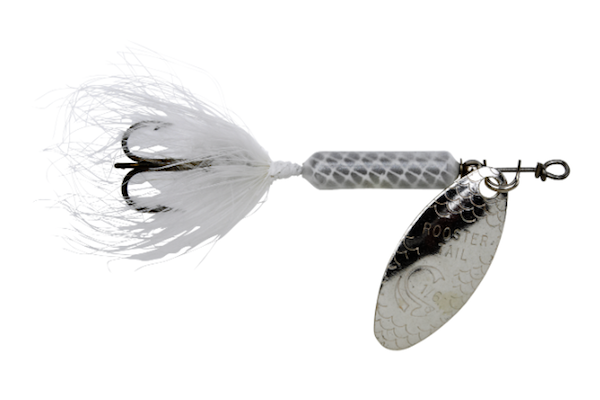 Yakima Rooster Tails 208 White - 1/8 Inch Thickness Decorative Tail Fin