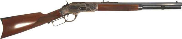 Cimarron 1873 Saddle Rifle in .45 Colt with 18-Inch Octagon Barrel and Walnut Stock