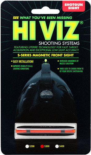 Hiviz S300R Shotgun Front Sight for Remington, Browning, Beretta, and More