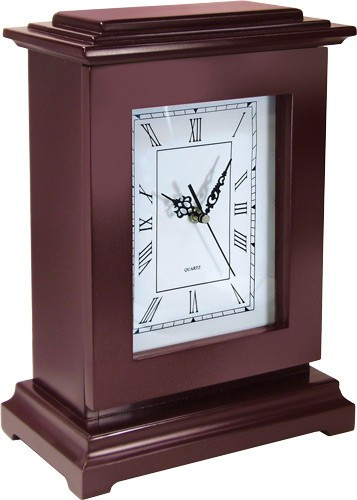 PSP Products RGC Solid Wood Concealment Box with Quartz Clock and Gun Storage