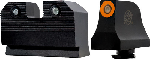 XS Sight Systems R3D 2.0 Night Sights for Glock 17/19 - Tritium Steel Front and Rear