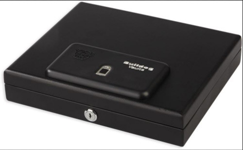 Bulldog Biometric Pistol Vault with Electronic Lock and Interior Lighting BD4055B