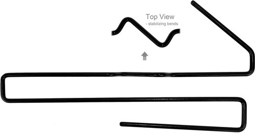 Gun Storage Solutions GSS Over-Under Handgun Hangers - 2 Pack for Secure Firearm Organization