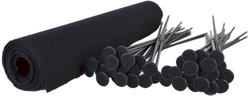 Gun Storage Solutions GSS Large Rifle Rod Kit 40 Black - Heavy Duty Rifle Organization