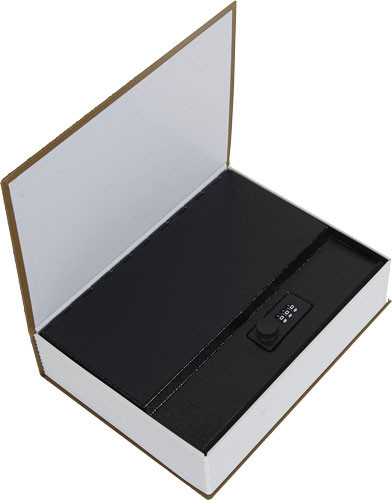 Bulldog BD1182 Diversion Book Safe with Combination Lock – Discreet Firearm and valuables concealment in Brown Finish