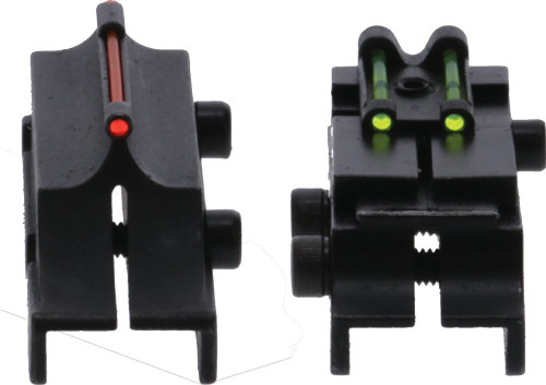 Truglo Gobble-Dot Sight Set TG944B for 3/8" Vent Ribs with Red and Green Fiber Optic Sights