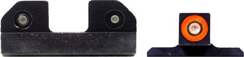 XS Sight Systems R3D Night Sights for Glock 42, 43, 43X, and 48 – Green Tritium Front & Rear