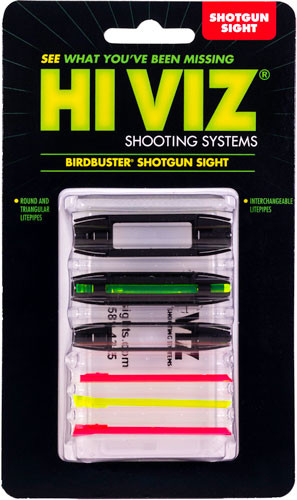 Hiviz Bird Buster Shotgun Sight BB2005 for Ventilated Ribs with Interchangeable Fiber Optic Frames