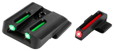 TruGlo S&W M&P Fiber Optic Sight Set – Red Front, Green Rear for Smith & Wesson M&P Models