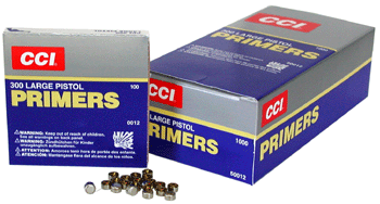CCI Primers 300 Large Pistol - High-Performance Large Pistol Primers for Reliable Ignition