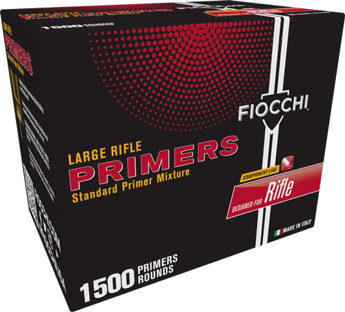 FIOCCHI Large Rifle Primers PRLRFM – High-Quality Reloading Components for Precision Shooting