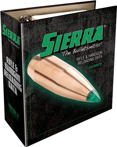 Sierra Bullets Sierra 6th Edition Reloading Manual with Hard Cover Loose Leaf Binder
